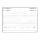 Agenda Artibest, A5, datata, hartie offset alb, coperta albastru