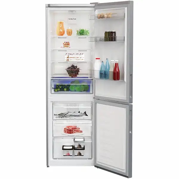 Combina frigorifica ARCTIC AK60366E40NFMT, Full No Frost, 324 l, H 185.2 cm, Clasa A++, argintiu