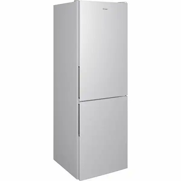 Combina frigorifica CANDY CCE3T618FS, No Frost, 342 l, H 185 cm, Clasa F, argintiu