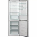 Combina frigorifica CANDY CCE3T618FS, No Frost, 342 l, H 185 cm, Clasa F, argintiu