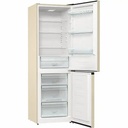 Combina frigorifica GORENJE RK6192EC4, FrostLess, 314 l, H 185 cm, Clasa E, crem