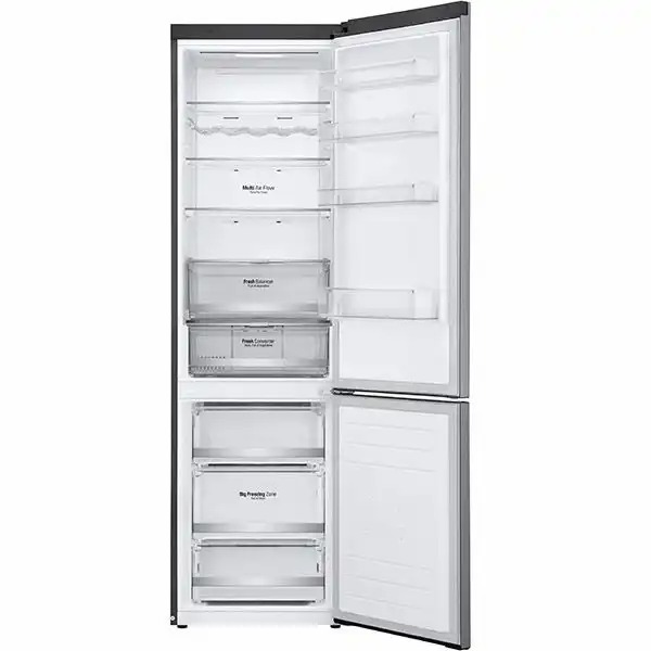 Combina frigorifica LG GBB72PZDMN, No Frost, 384 l, H 203 cm, Clasa E, argintiu