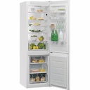 Combina frigorifica WHIRLPOOL W5 911E W, Less Frost, 372 l, H 201.1 cm, Clasa A+, 6th Sense, alb
