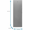 Congelator BEKO RFNE312K31XBN, No Frost, 277 l, H 183.7 cm, Clasa F, inox