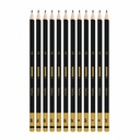 Creioane grafit Kores 2H-8B, 12 bucati/set