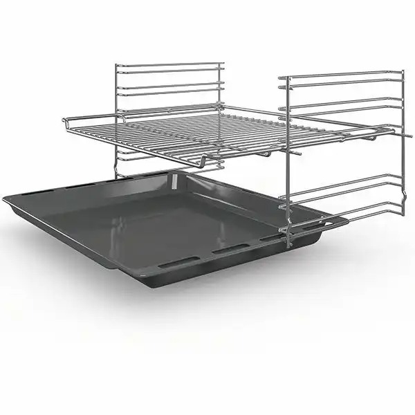 Cuptor incorporabil BOSCH HBF154BS0, Electric, Autocuratare EcoClean, 66 l, Clasa A, inox