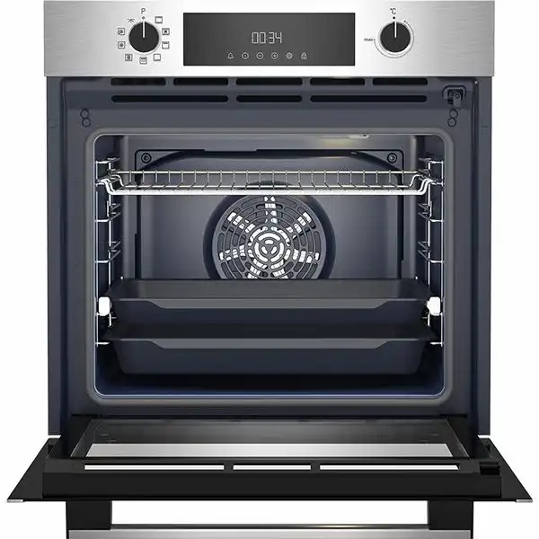 Cuptor incorporabil GRUNDIG GEBM11300XP, Electric, Autocuratare pirolitica, 72 l, HotAero Pro, inox