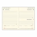 Agenda Dakota, A5, datata, hartie ivory, coperta bordeaux