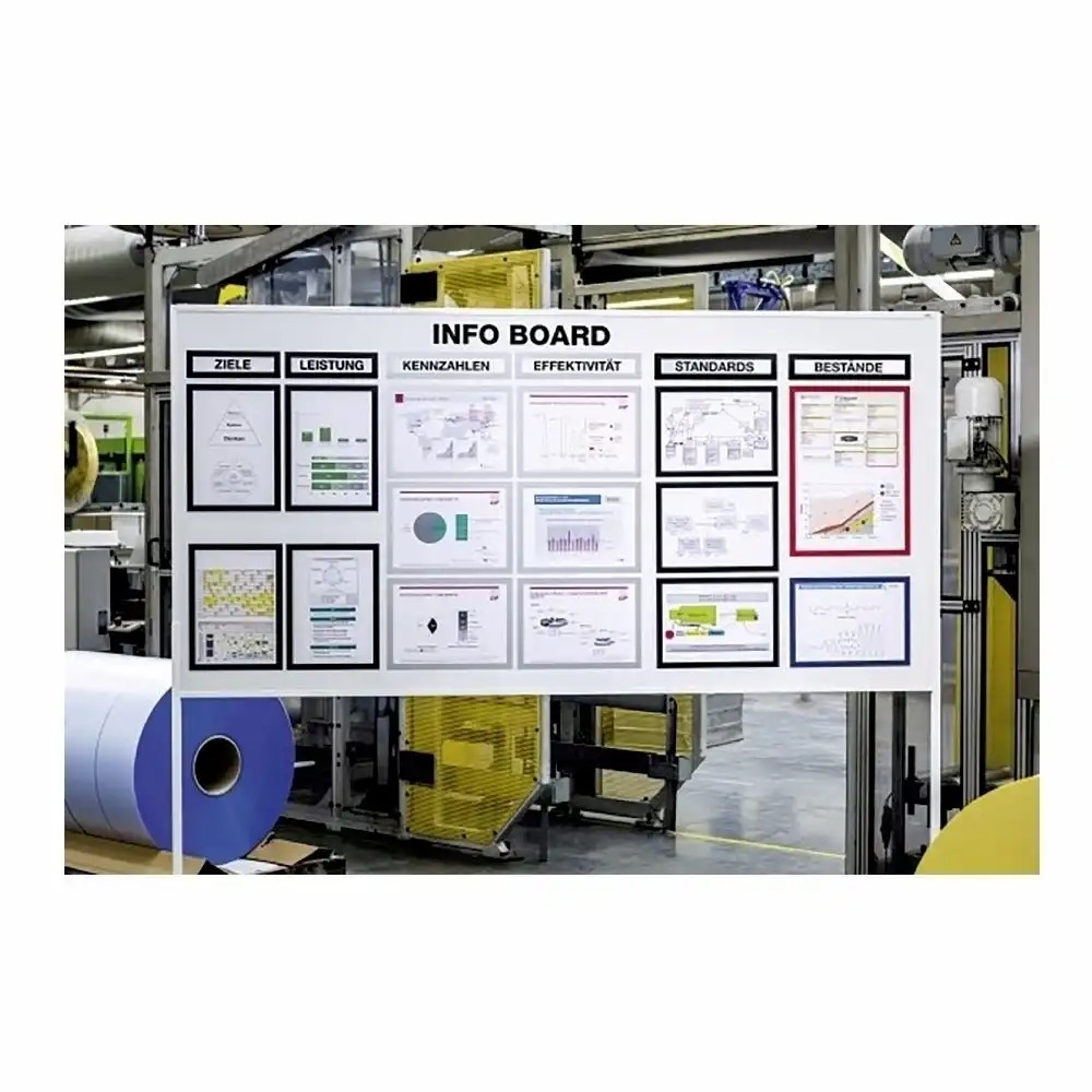Display magnetic Duraframe Top, 210 x 40 mm, 5 bucati/set