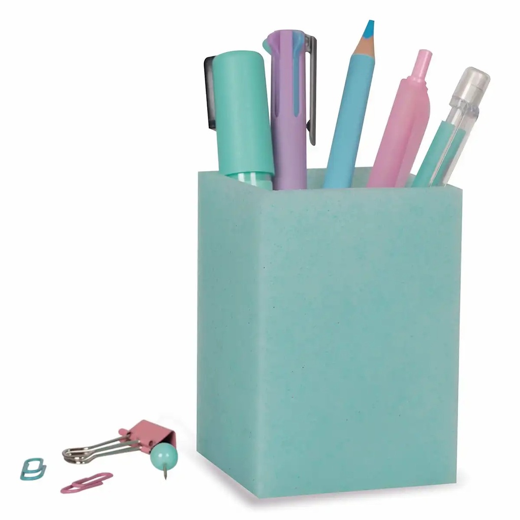Display suporturi instrumente de scris Glitter, diverse culori, 12 bucati/set