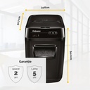 Distrugator Fellowes Automax 150c AUTO FEED CROSS CUT, negru, auto-reverse, sleep-mode