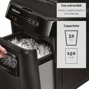 Distrugator Fellowes Automax 150c AUTO FEED CROSS CUT, negru, auto-reverse, sleep-mode