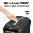 Distrugator de documente Fellowes 60CS, cross-cut, negru