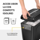 Distrugator de documente Fellowes 60CS, cross-cut, negru