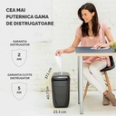 Distrugator de documente Fellowes 60CS, cross-cut, negru