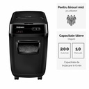 Distrugator de documente, Fellowes, Automax 200C, cross-cut