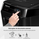 Distrugator de documente, Fellowes, Automax 200C, cross-cut