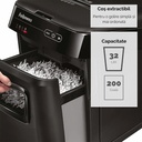 Distrugator de documente, Fellowes, Automax 200C, cross-cut