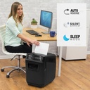 Distrugator de documente, Fellowes, Automax 200C, cross-cut