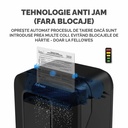 Distrugator documente Fellowes LX200, mini cut, 12 coli, negru