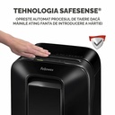 Distrugator documente Fellowes LX200, mini cut, 12 coli, negru