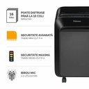 Distrugator documente Fellowes LX210, mini cut, 16 coli, negru