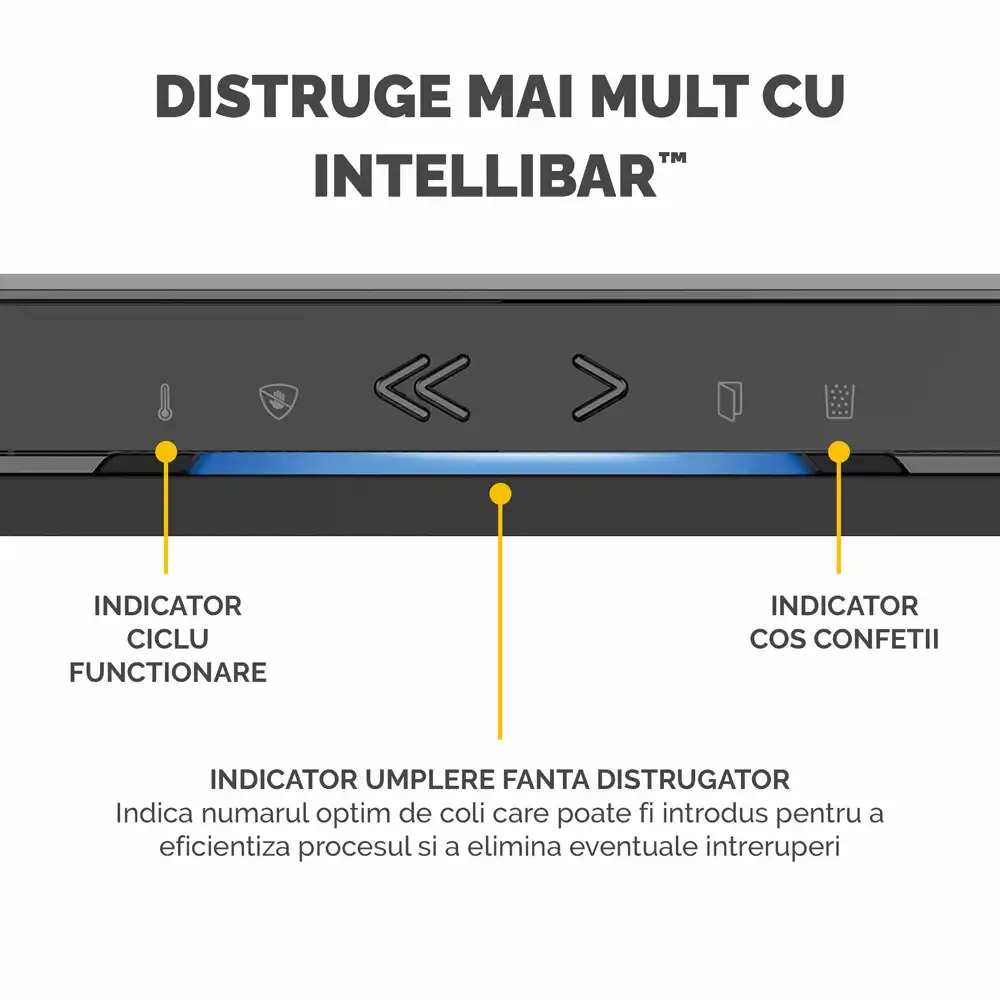 Distrugator documente Fellowes LX221 Negru, micro taieri, functionare silentioasa