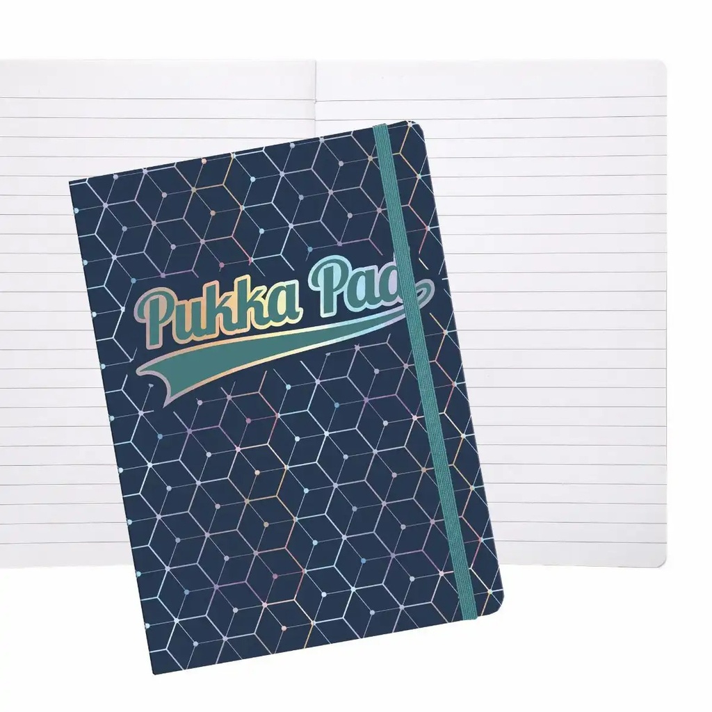 Agenda jurnal A5 Pukka Glee dictando 96 pag coperta tare albastru inchis