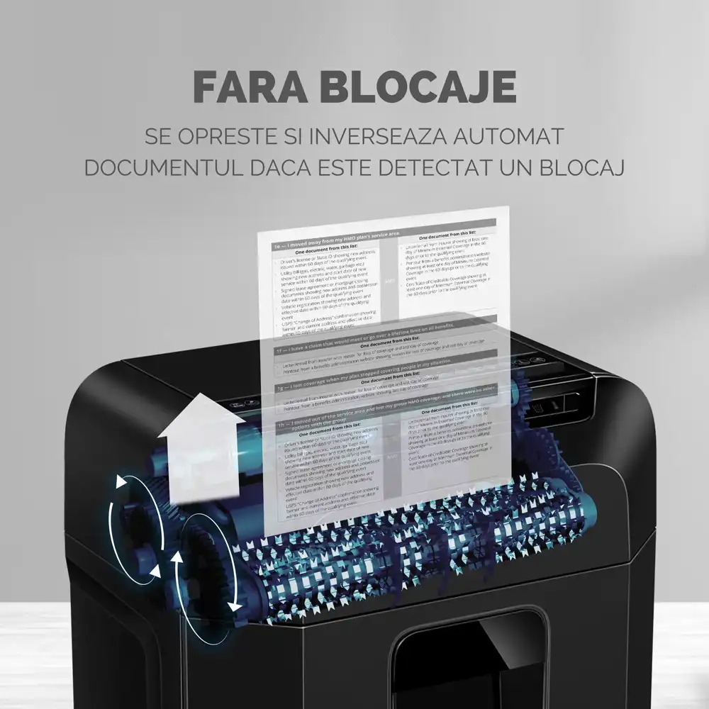 Distrugator documente Fellowes, Automax 80M, 80 coli