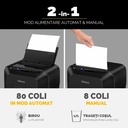 Distrugator documente Fellowes, Automax 80M, 80 coli
