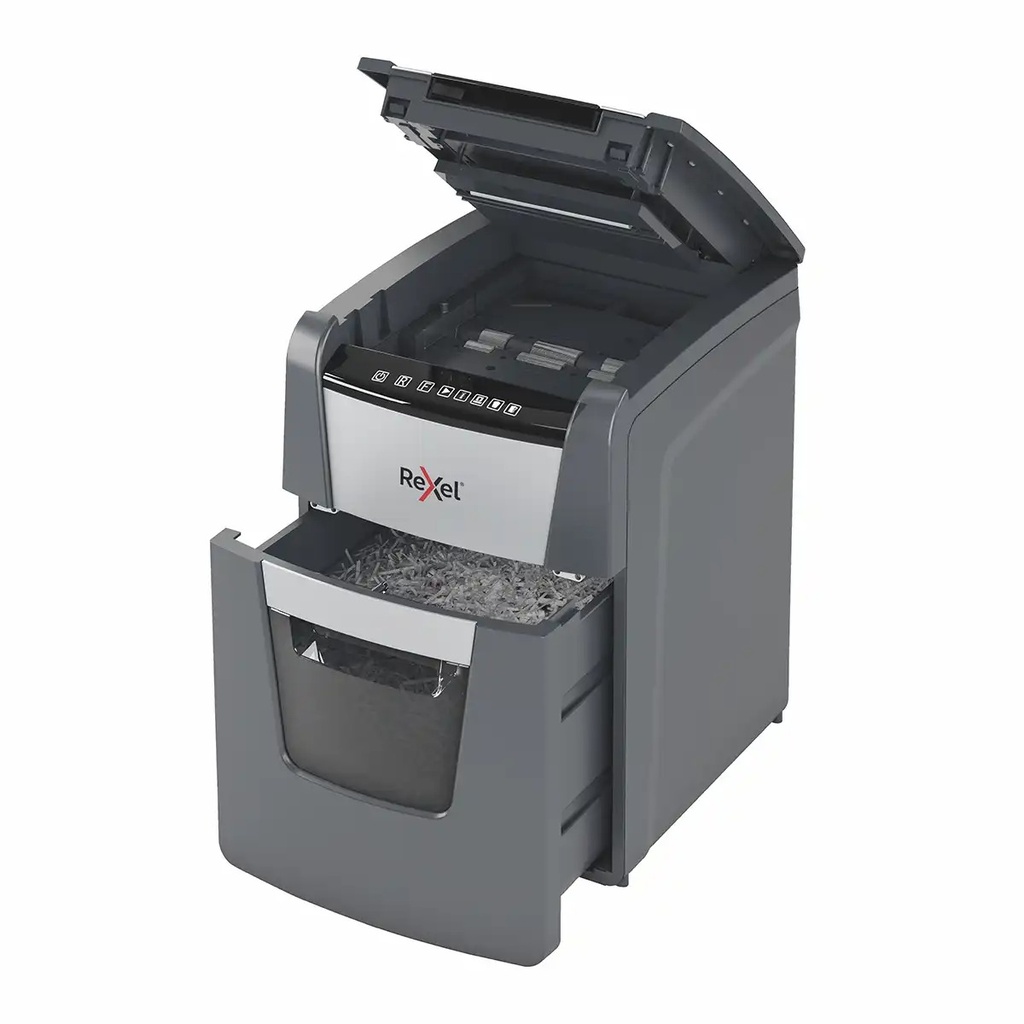 Distrugator documente automat REXEL OPTIMUM 100X, P4, cros-cut, 100 coli