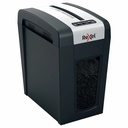 Distrugator documente manual REXEL SECURE MC6 Slim, P5, micro-cut (particule), 6 coli, 18l, negru/argintiu