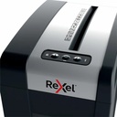 Distrugator documente manual REXEL SECURE MC6 Slim, P5, micro-cut (particule), 6 coli, 18l, negru/argintiu