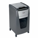 Distrugator documente automat REXEL OPTIMUM 300X, P4, cross-cut (confeti), 300 coli, cos 60l, negru-gri