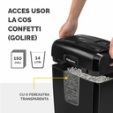 Distrugator documente manual Fellowes, 8CD 8 coli