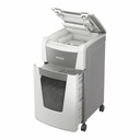 Distrugator documente automat Leitz IQ Office, P4, cross-cut (confeti), 300 coli, cos 60l, alb-gri