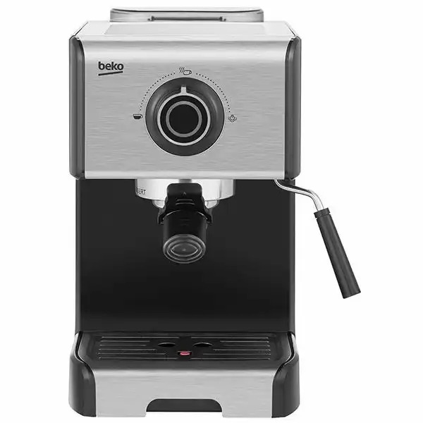 Espressor manual BEKO CEP5152B, 1.2l, 1200W, 15 bar, indicator luminos, negru-argintiu