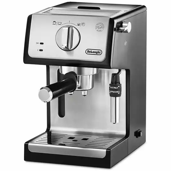 Espressor manual DE LONGHI ECP 35.31, 1.1l, 1100W, inox-negru