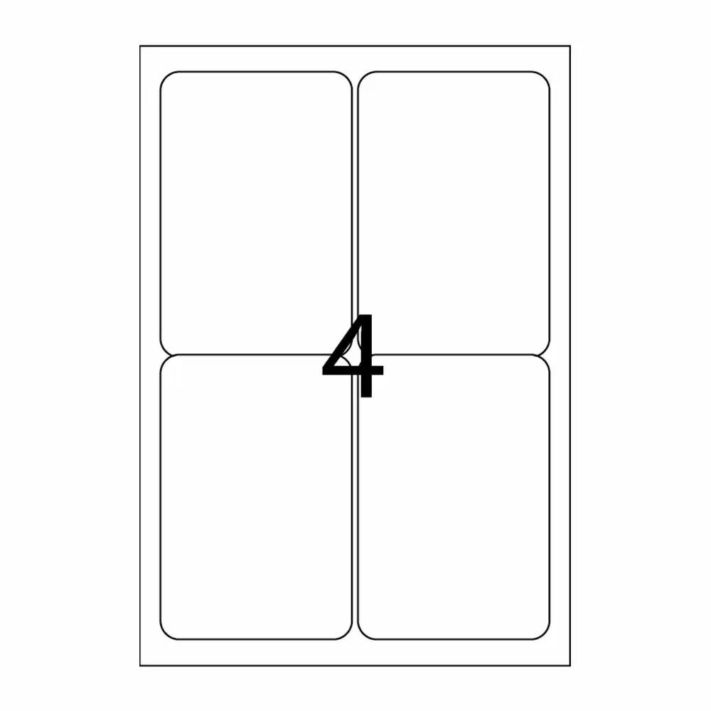 Etichete A-series, 105 x 148 mm, 400 bucati/top
