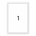 Etichete A-series, 210 mm x 297 mm, 100 coli/top