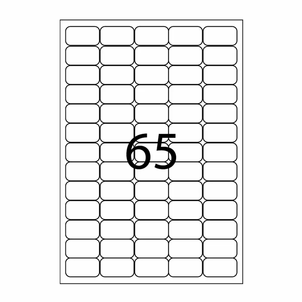 Etichete A-series, 38 x 21.2 mm, 6500 bucati/top