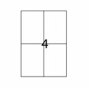 Etichete autoadezive Apli, A4, 105 x 148 mm, 400 bucati, 100 coli/top