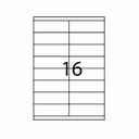 Etichete autoadezive Apli, A4, 105 x 35 mm, 1600 bucati, 100 coli/top