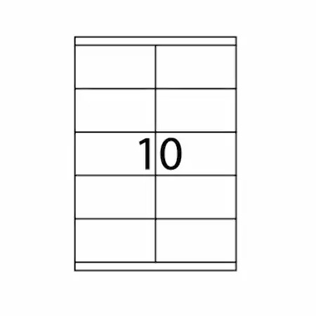 Etichete autoadezive Apli, A4, 105 x 57 mm, 1000 bucati, 100 coli/top