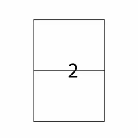 Etichete autoadezive Apli, A4, 210 x 148 mm, 200 bucati, 100 coli/top