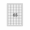 Etichete autoadezive Apli, A4, 38 x 21.2 mm, 6500 bucati, 100 coli/top