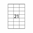 Etichete autoadezive Apli, A4, 70 x 42.4 mm, 2100 bucati, 100 coli/top