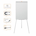 Flipchart NOBO Impression Pro, otel lacuit, trepied, magnetic, include marker si tavita, alb