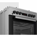 Aragaz BEKO FSM62320TXD, 4 arzatoare, Gaz + Electric, L 60 cm, Grill, inox