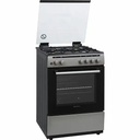 Aragaz VORTEX VAG6060SS01V, 4 arzatoare, Gaz, L 60 cm, Grill, argintiu